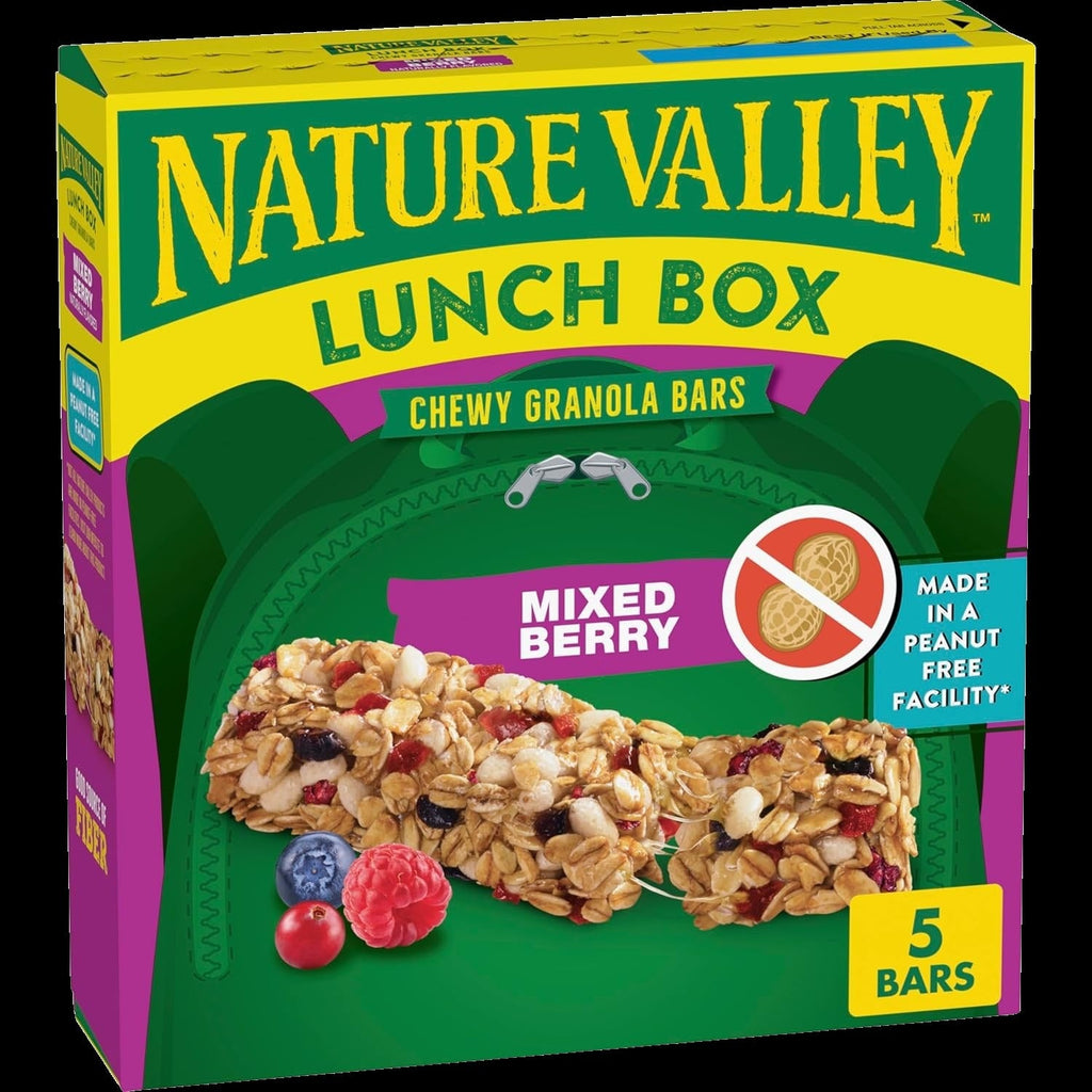 Peanut-Free Chewy Granola Bars - Mixed Berry (5 CT)