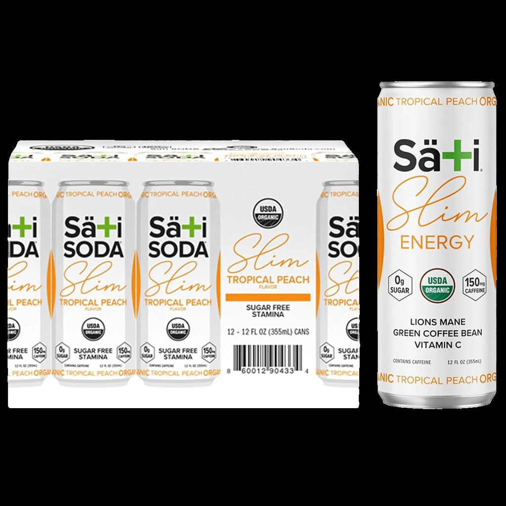 Organic Tropical Peach Soda (12 Pack)