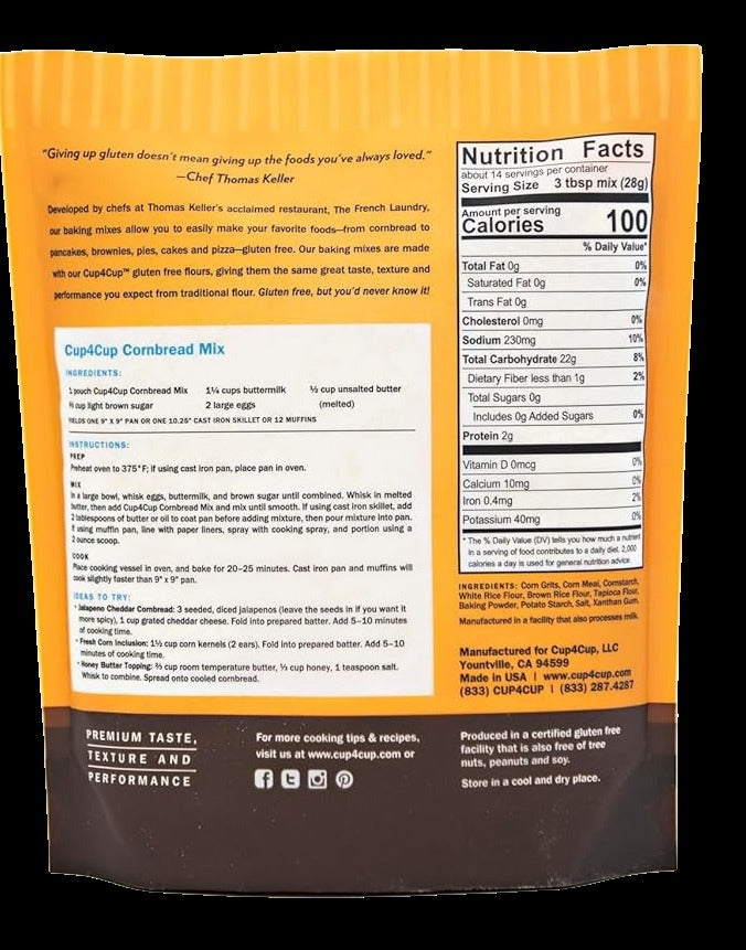 Gluten Free Cornbread Mix