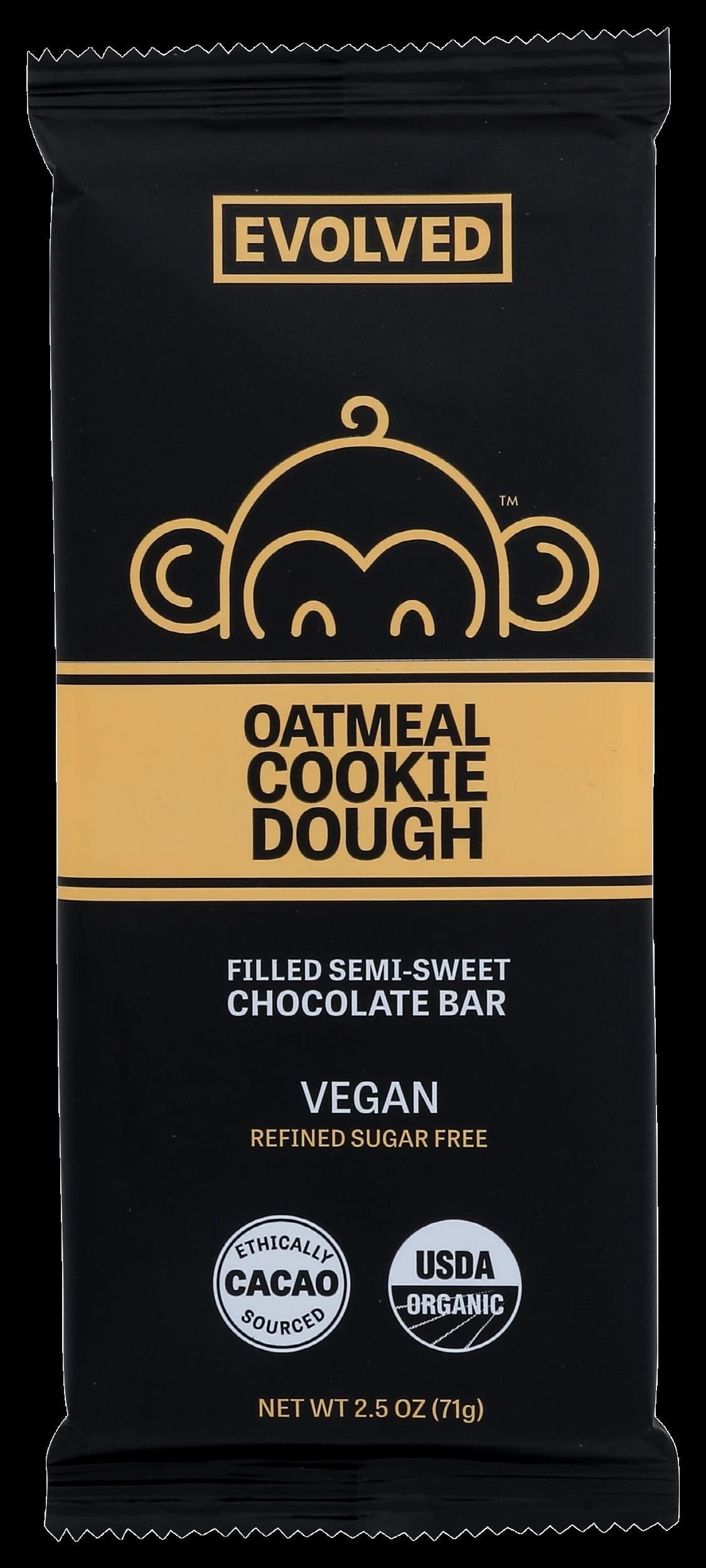 Chocolate Oatmeal Cookie Dough Bar