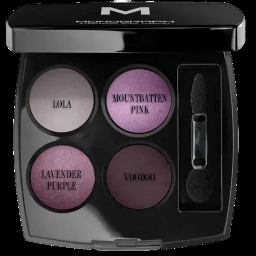 Monograph Eyeshadow Quads 8 - Lola, Mountbatten Pink, Lavender Purple, Voodoo
