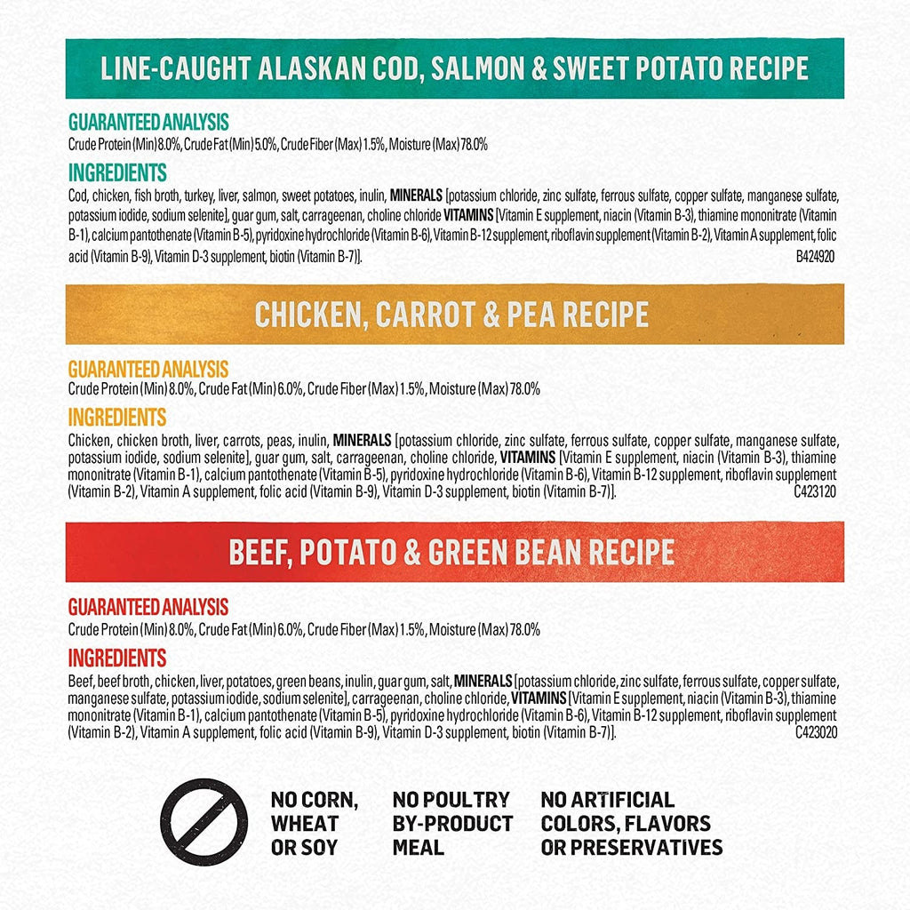 Grain Free Variety Entree Pate Dog Food (6 Pack)