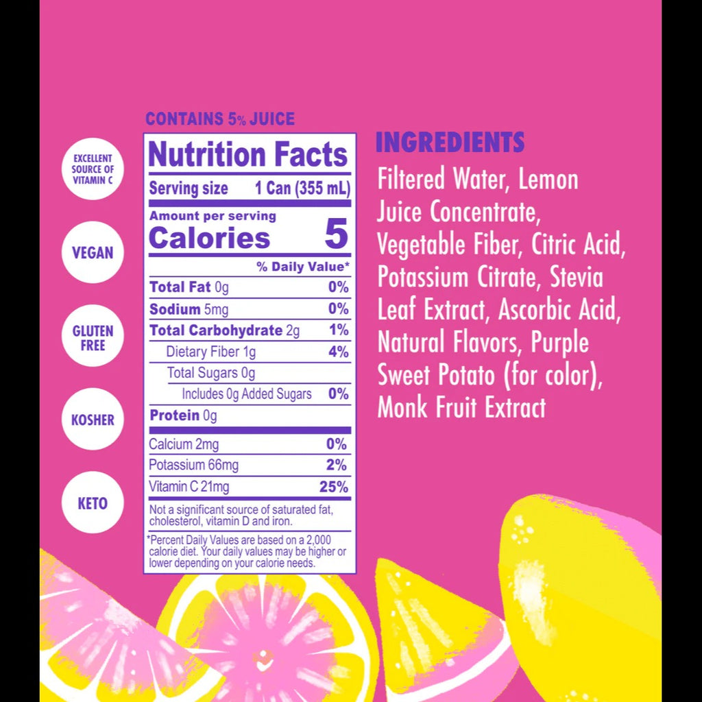 Zero Sugar Pink Lemonade (4 CT)