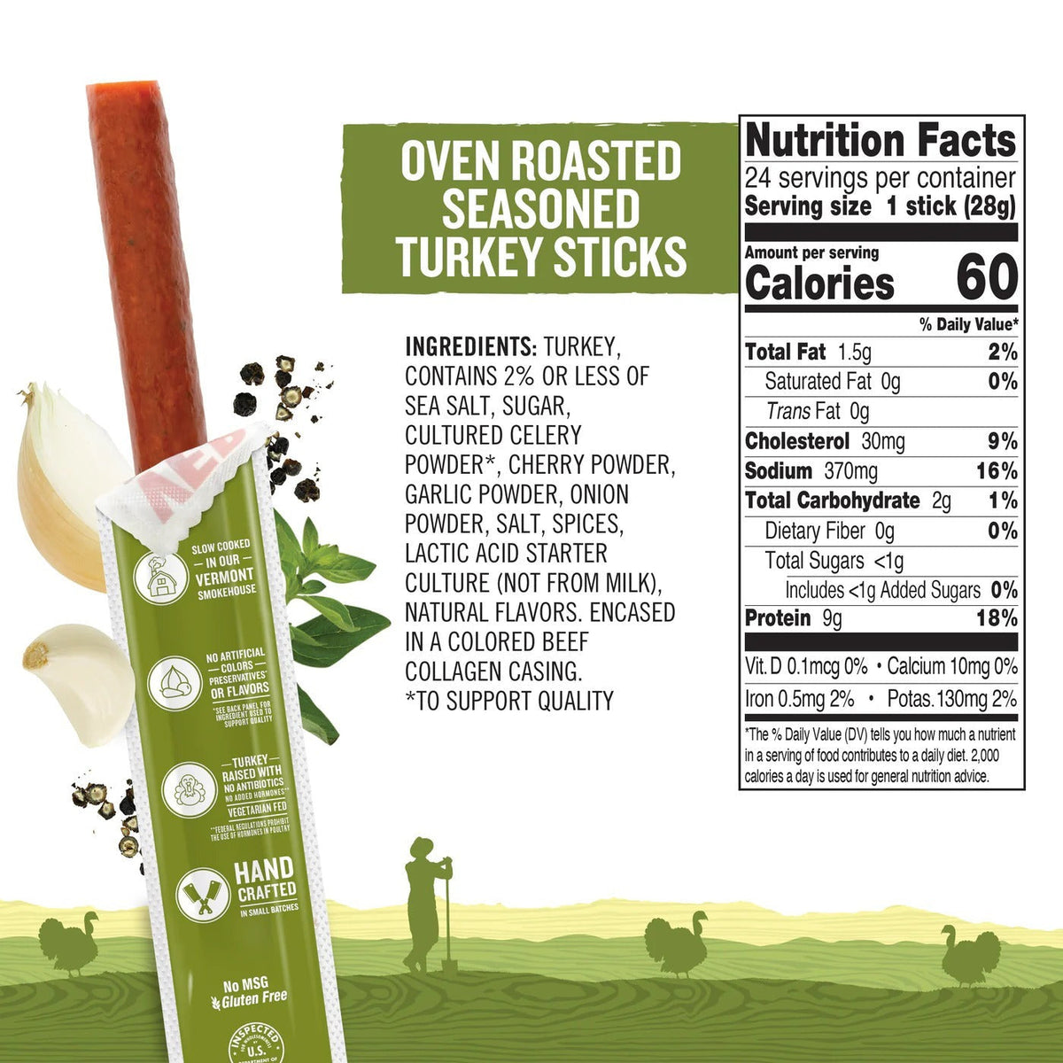 Oven Roasted Turkey Sticks (6 CT)