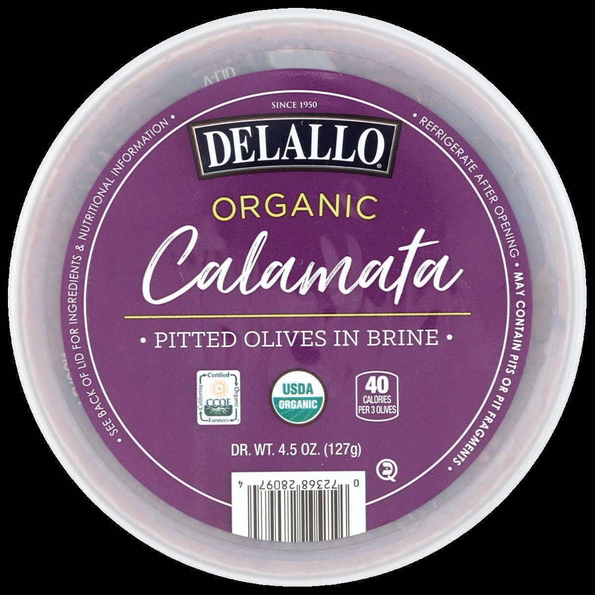 Organic Pitted Calamata Olives In Brine
