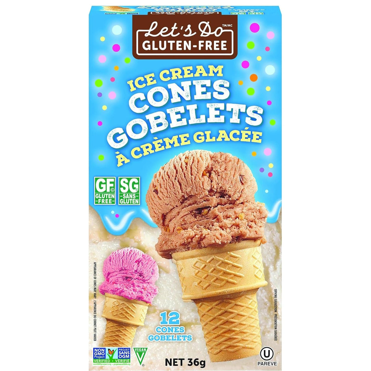 Gluten Free Ice Cream Cones (12 CT)