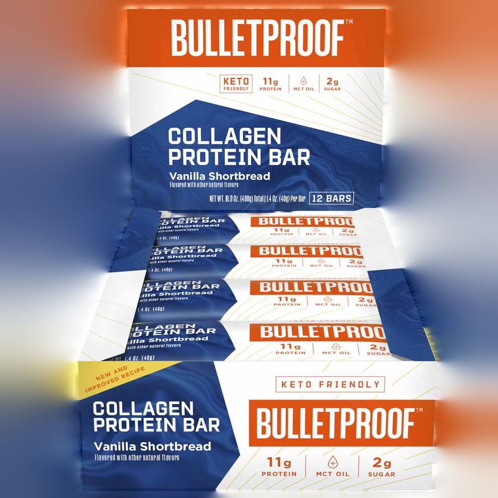 Collagen Protein Bar - Vanilla (12 Pack)