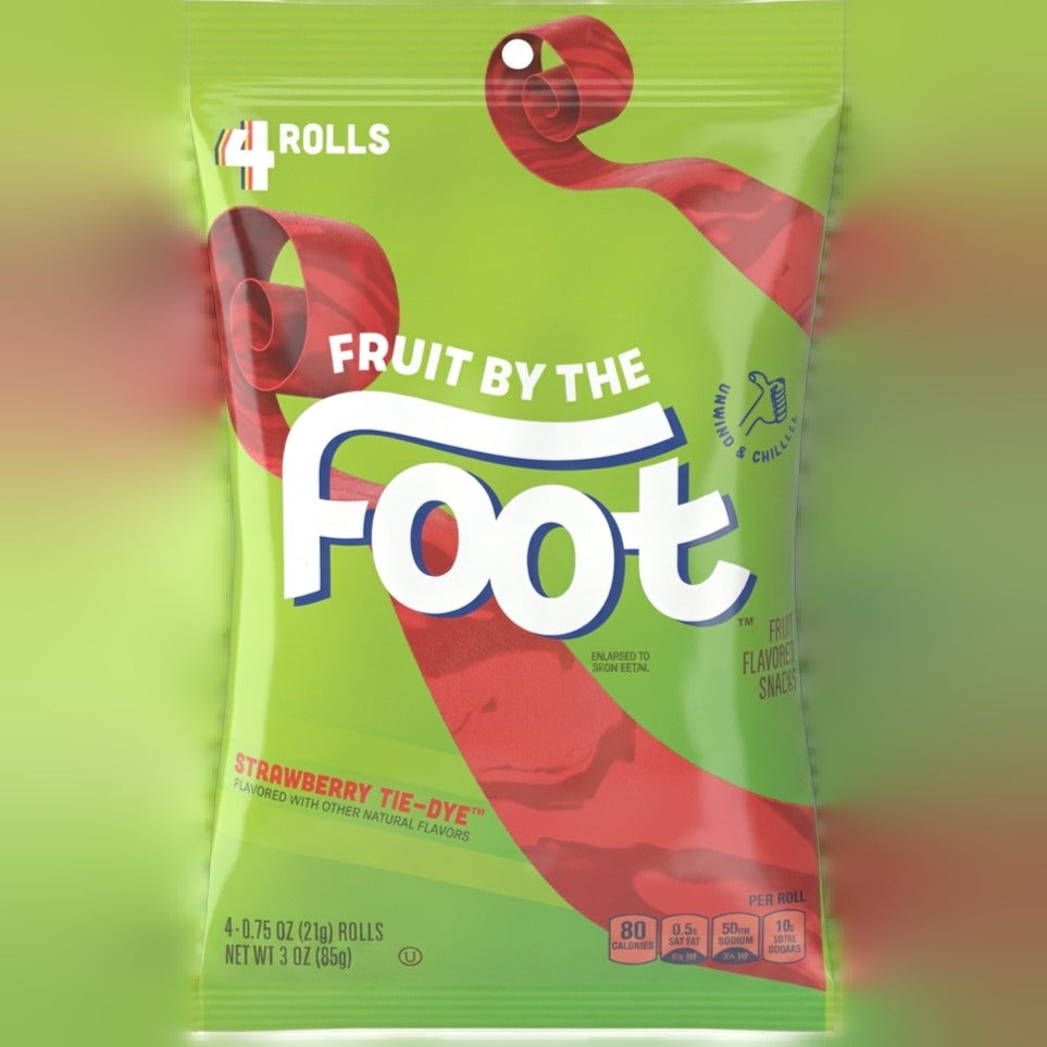 Fruit by the Foot Strawberry Tie Dye (8 Pack)