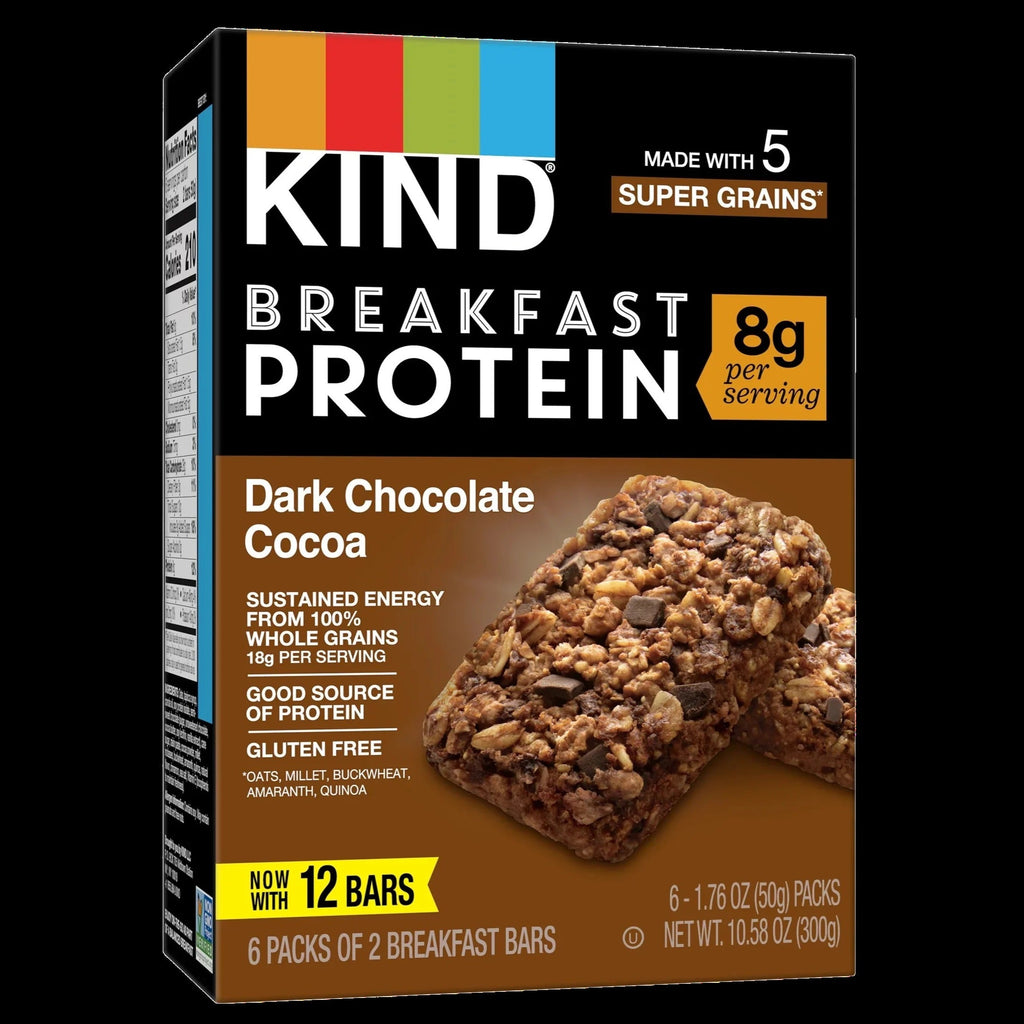 Dark Chocolate Breakfast Protein Bars (12 CT)