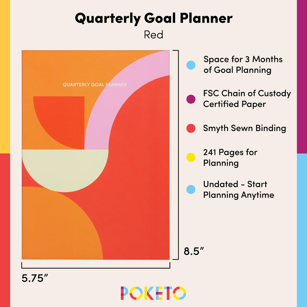 Quarterly Planner - Red