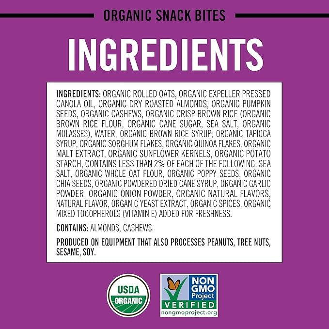 Organic Toasted Garlic Snack Bites