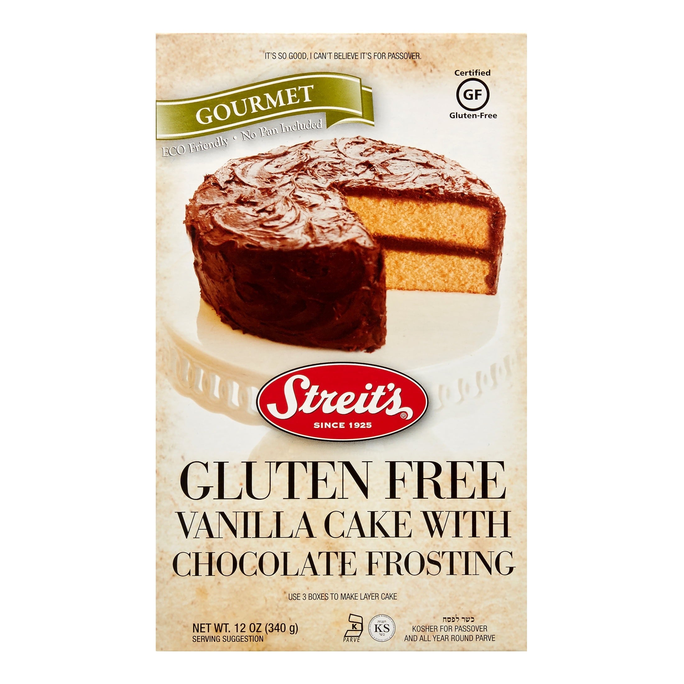 Vanilla Cake with Chocolate Frosting