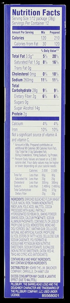Sugar Free Devil's Food Cake Mix