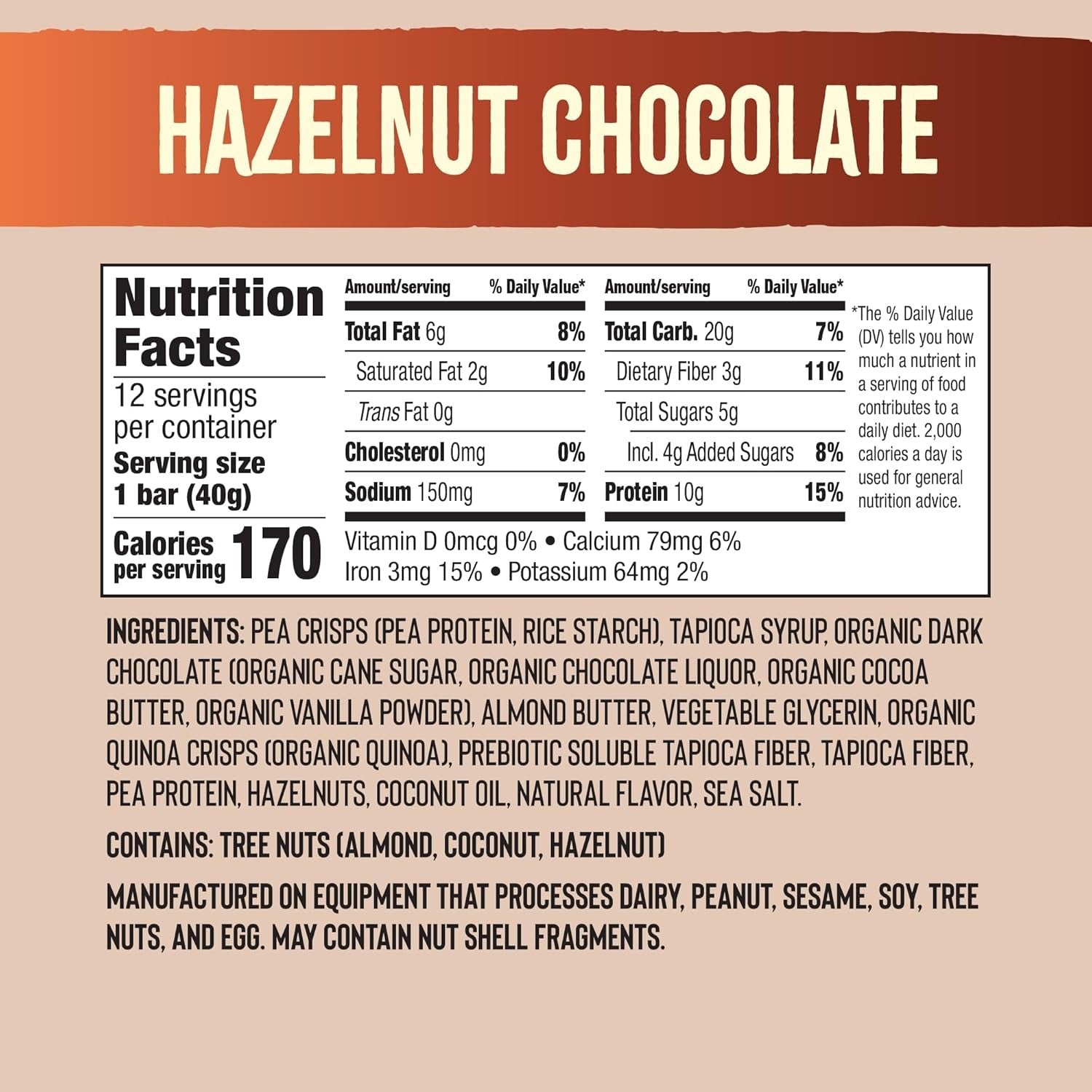 Hazelnut Puff Crispy Bar (12 CT)