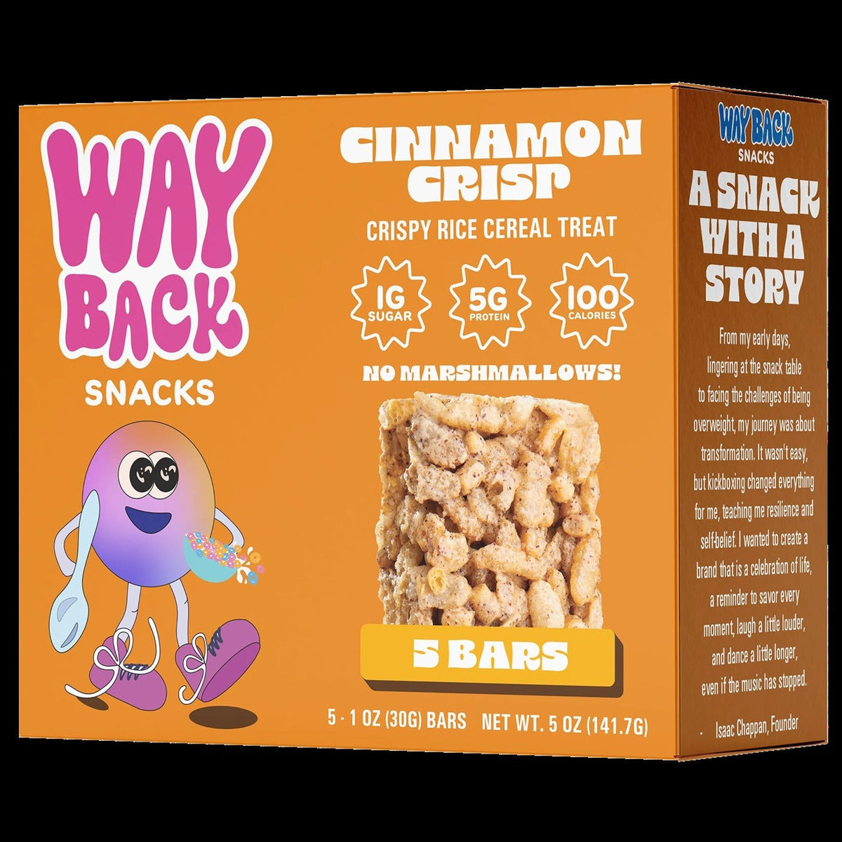 Cinnamon Crisp Crispy Rice Cereal Treat