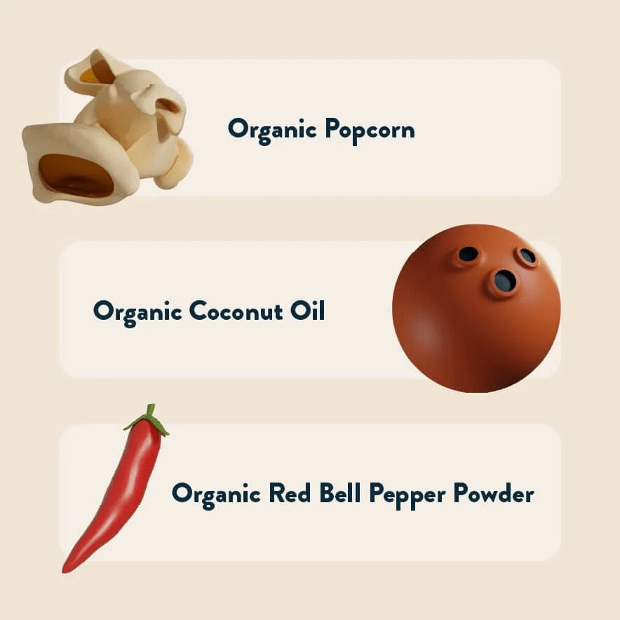 Organic Fiery Hot Popcorn