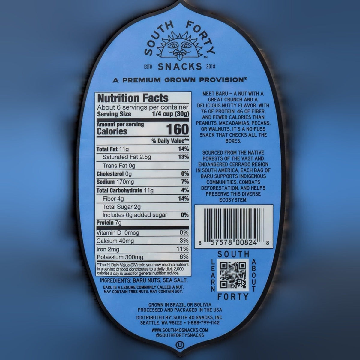 Dry Roasted Baru Nuts