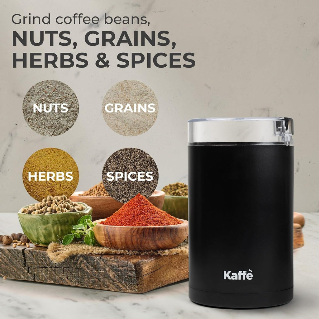 Electric Coffee Grinder - Matte Black