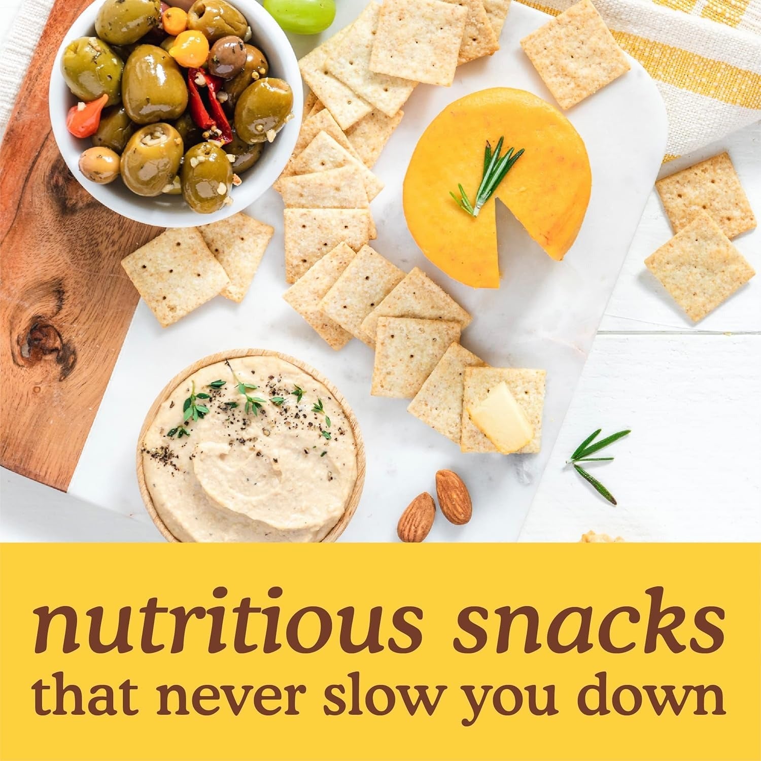 Fine Ground Sea Salt Almond Flour Crackers