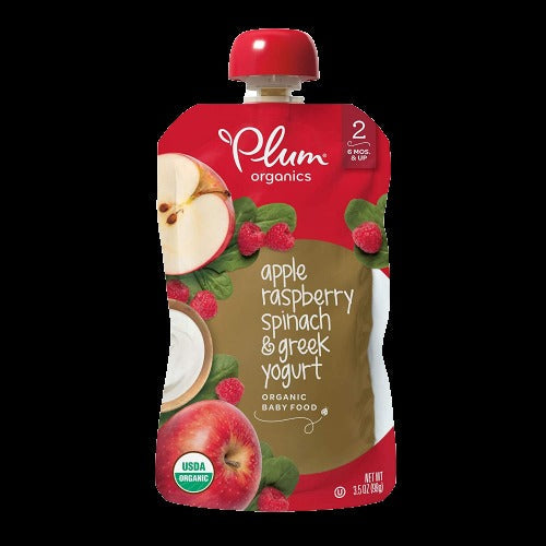 Apple Raspberry Spinach & Greek Yogurt Baby Food (6 Pack Case)
