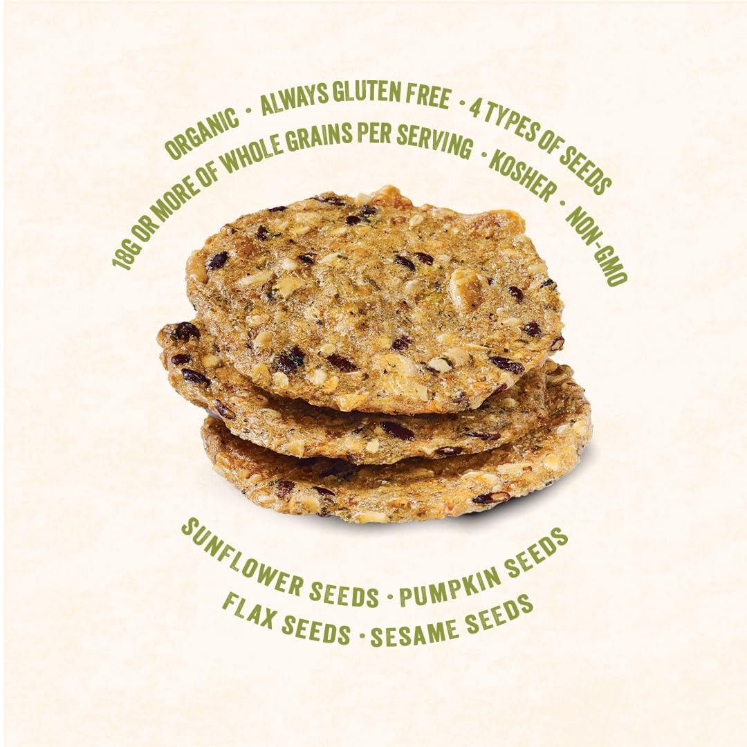 Super Seed Rosemary Crackers