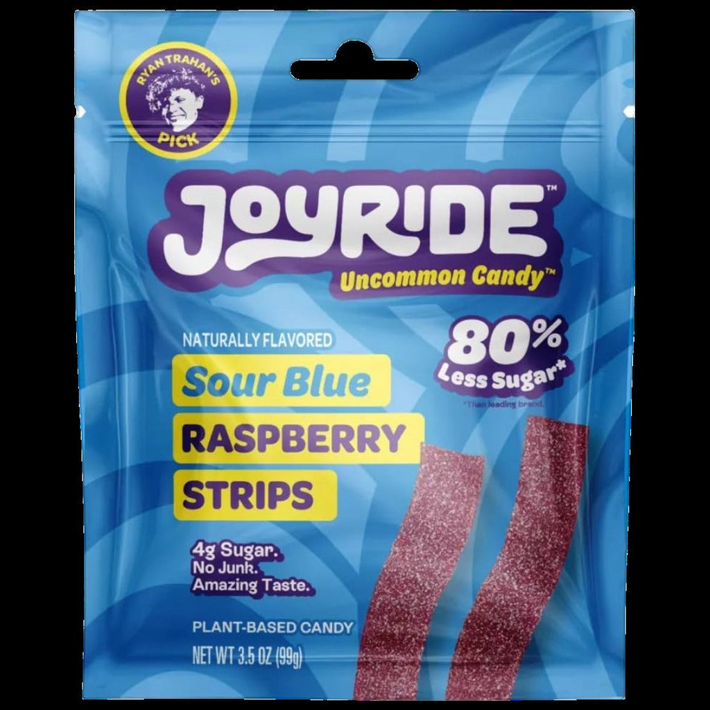 Sour Blue Raspberry Strips