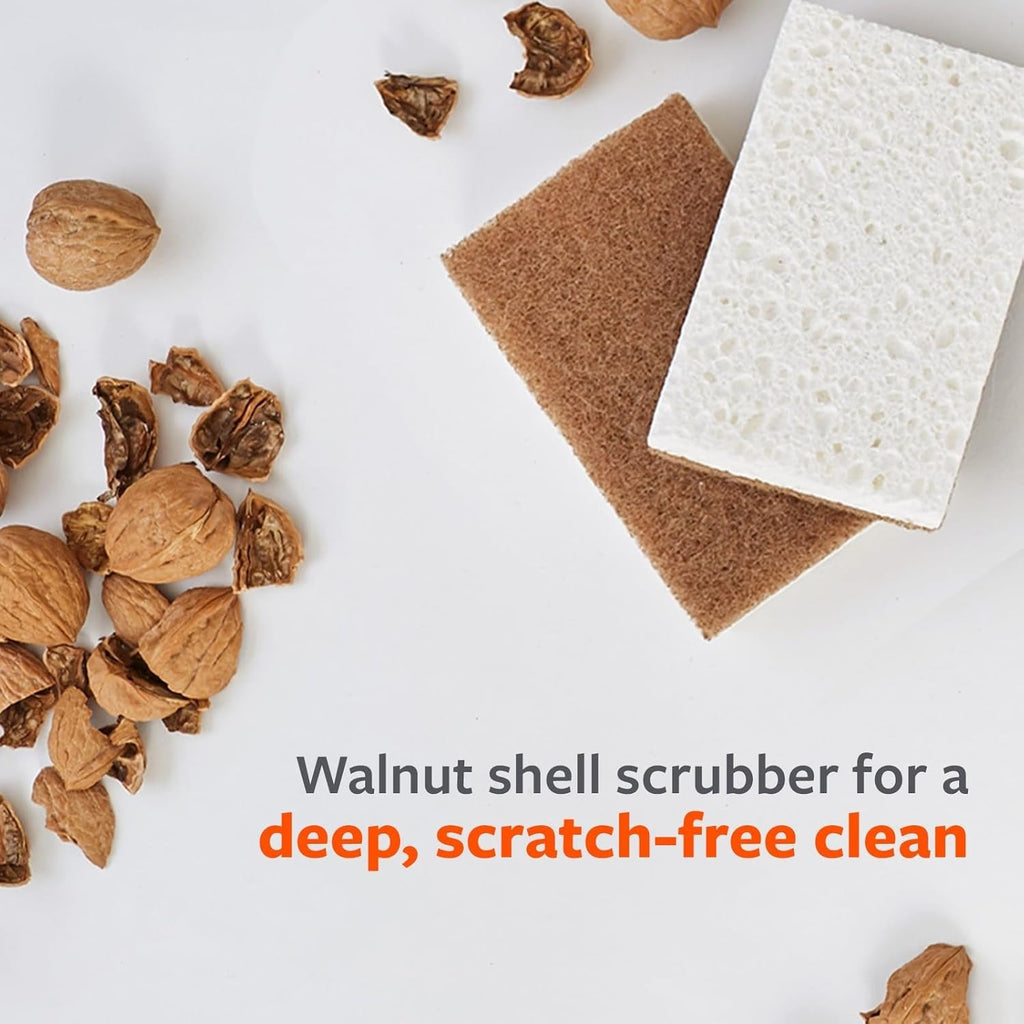 Natural Scrubber Sponge Duo Set (6 Pack)