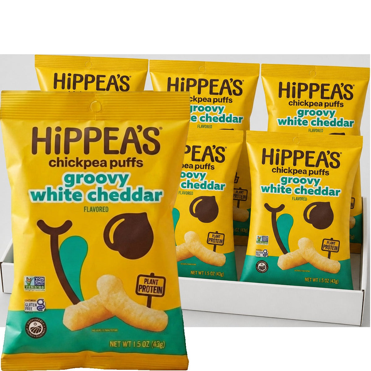 White Cheddar Chickpea Puff (6 Pack)