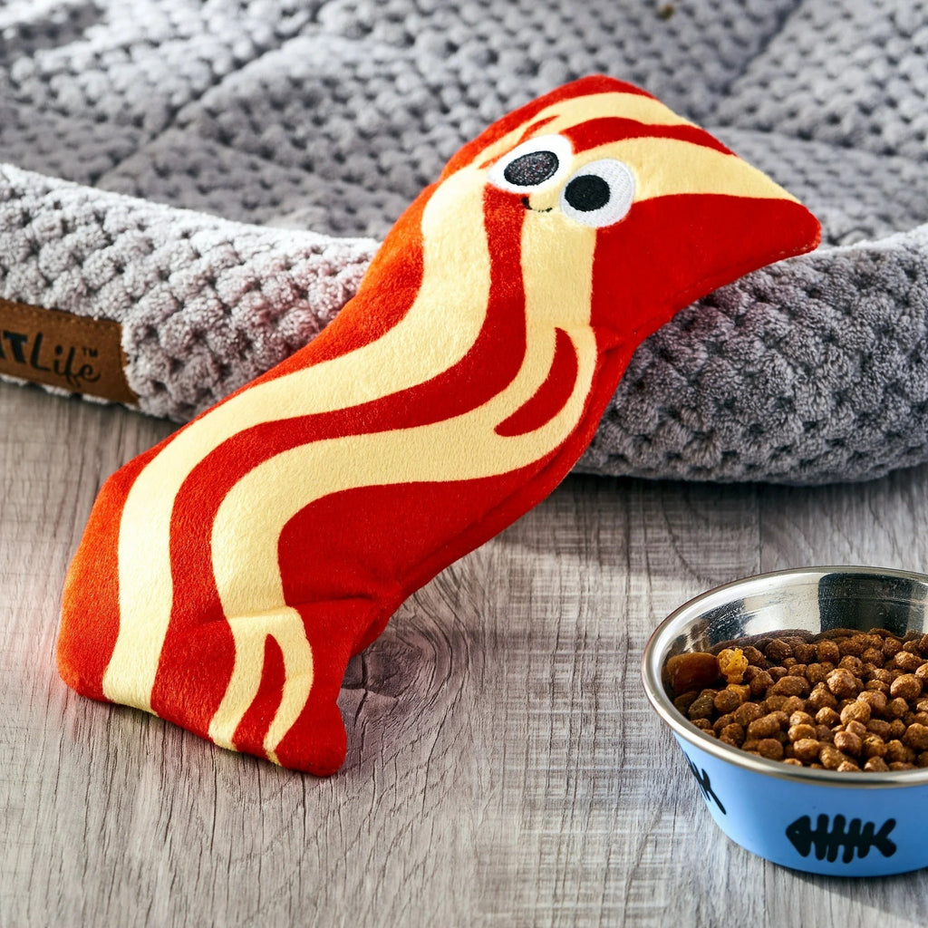 Cat Toy Sizzlin Bacon With Catnip And Rechargeable
