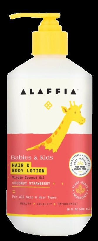 Coconut Strawberry Hair And Body Lotion For Kids