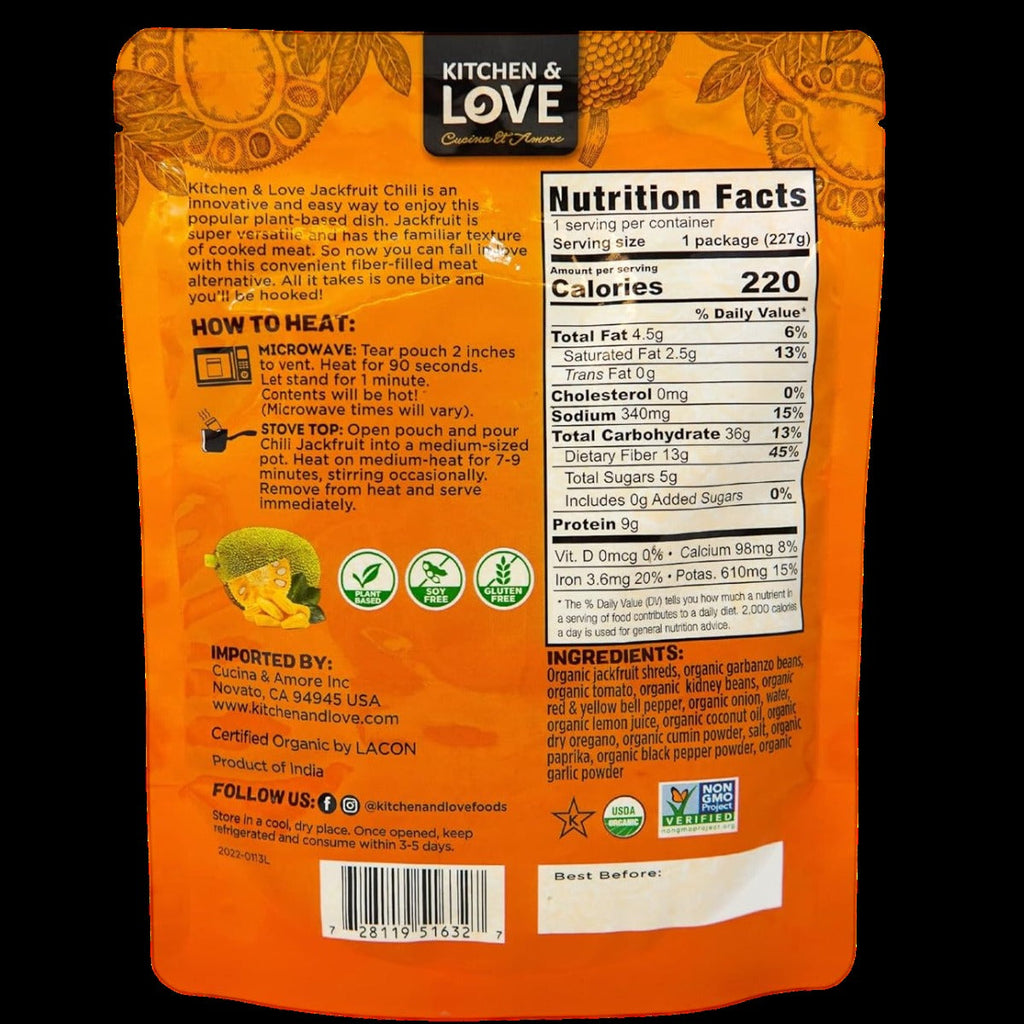Organic Jackfruit Chili Meal
