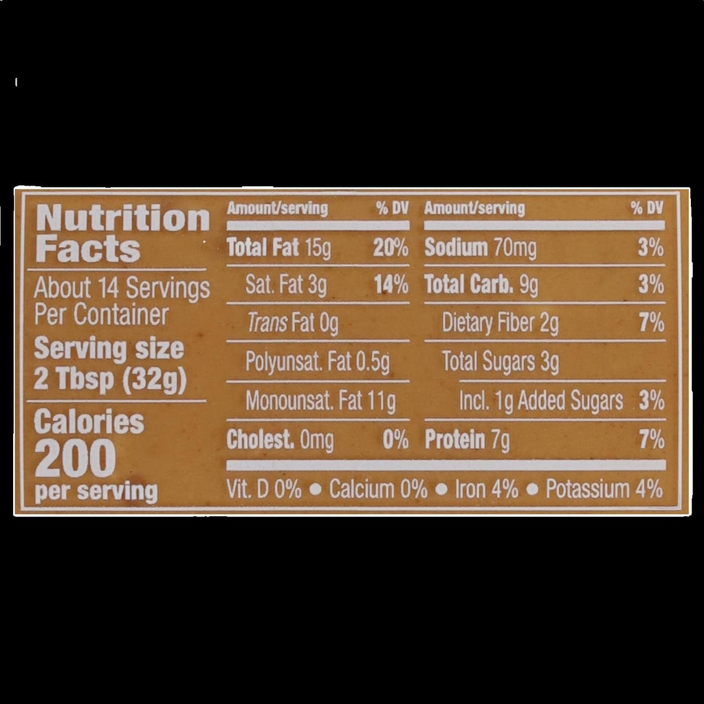 Organic No Stir Crunchy Peanut Butter
