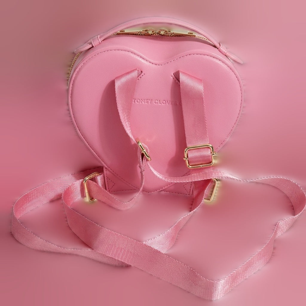 Heart Icon Backpack - Pink