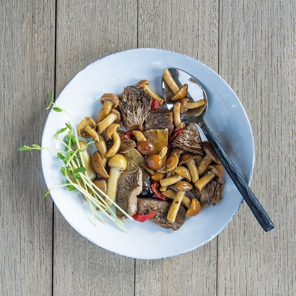 Italian Marinated Mushrooms Cup