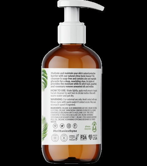 Organic Citrus Facial Cleanser