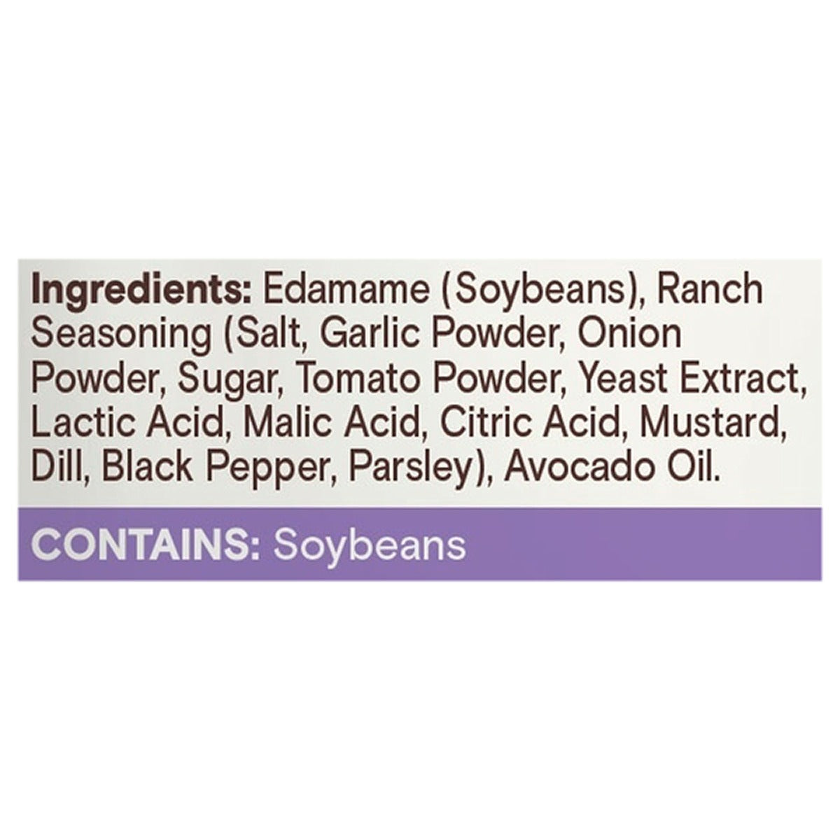 Ranch Roasted Edamame