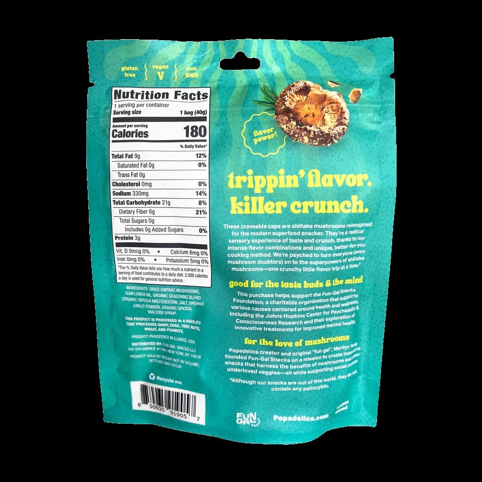 Rad Rosemary & Salt Crunchy Mushroom Chips (6 CT)