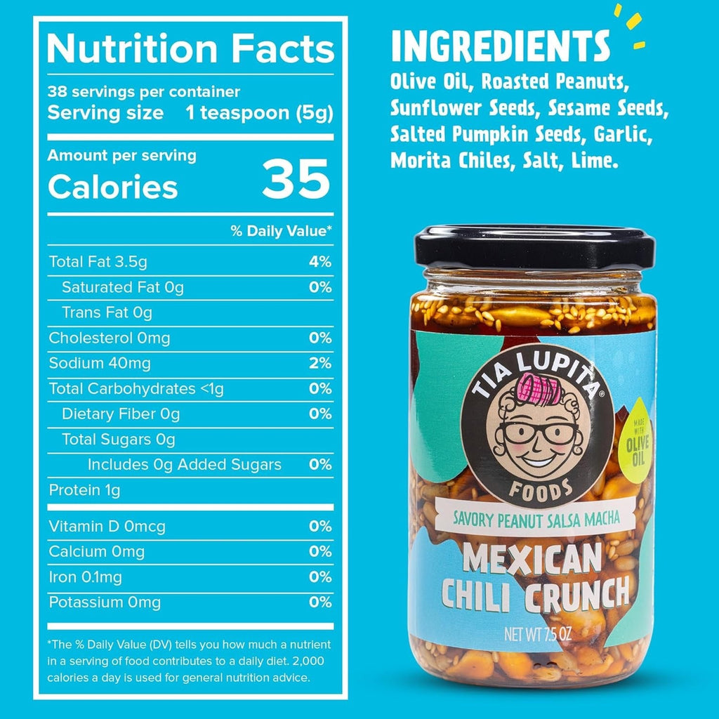 Salsa Macha Chilis with Peanuts and Pepitas