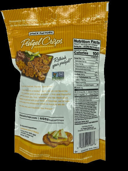Pretzel Crisp Cheddar Cheese