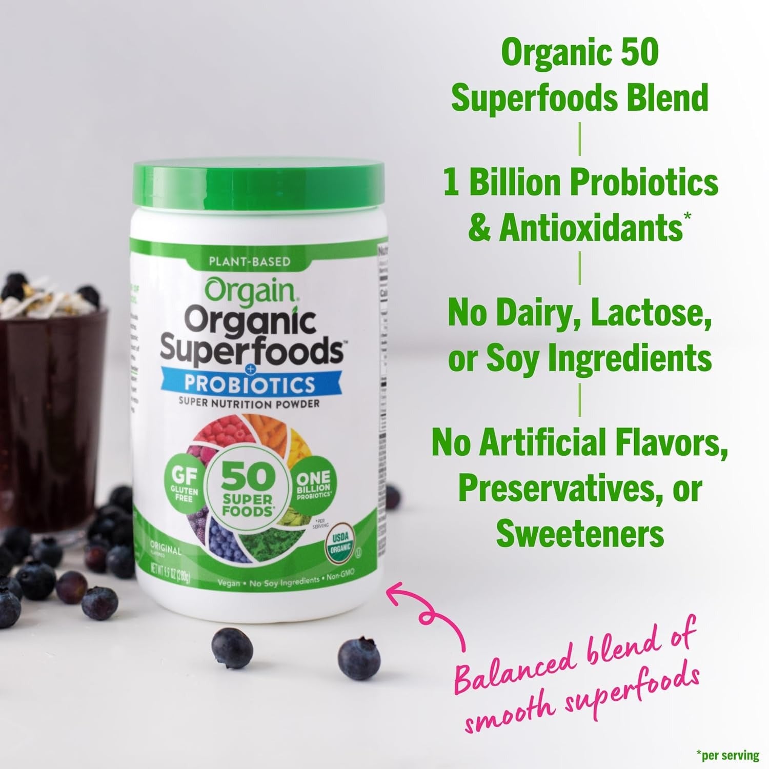Plain Organic Superfood Powder