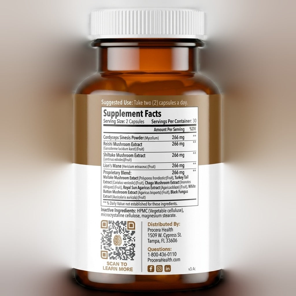 Mushroom Mega Energy (60 CT)