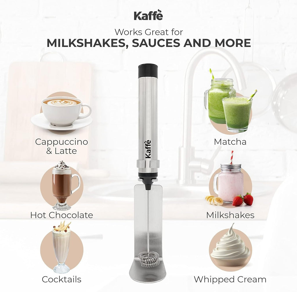 Rechargeable Milk Frother With Stand