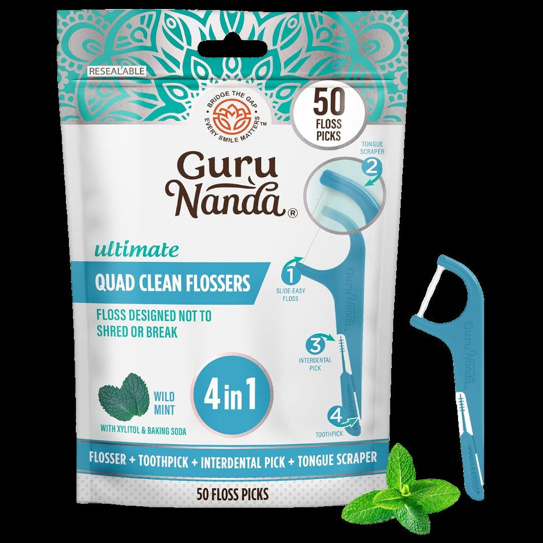 4in1 Quad Clean Flossers (50 CT)