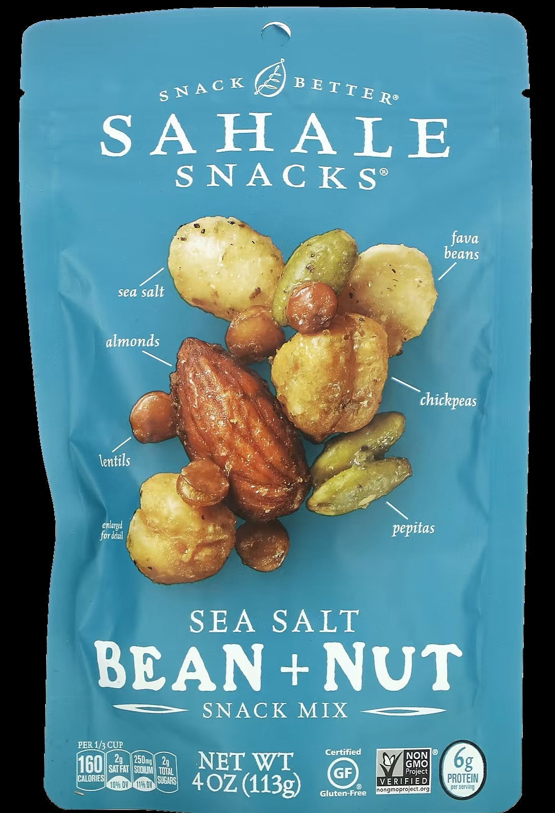 Sea Salt Bean & Nut Snack Mix
