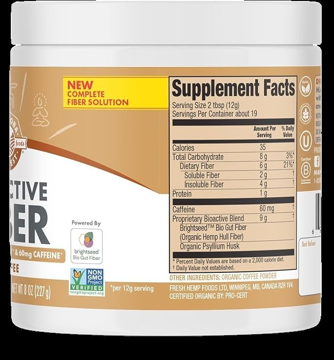 Organic Bio Active Fiber Supplement