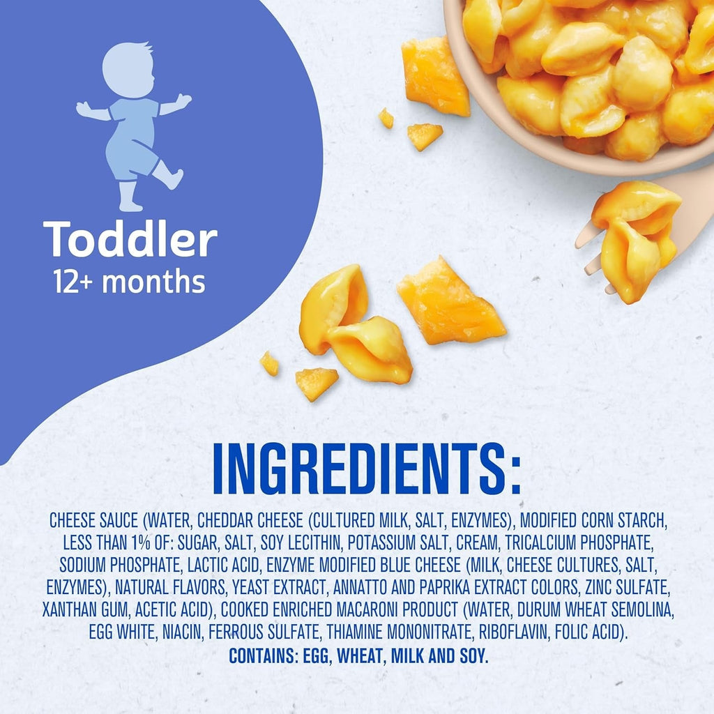 Mealtime for Toddler Pasta Shells & Cheese