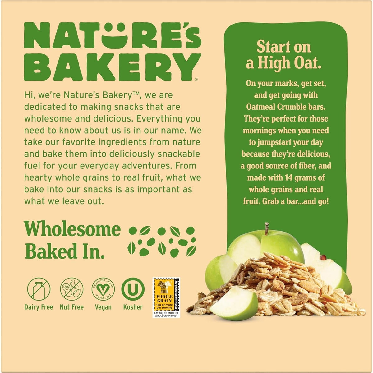 Apple Oatmeal Crumble Bars (6 CT)