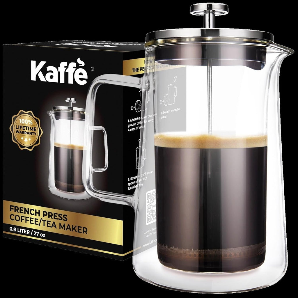 French Press made from Borosilicate Glass