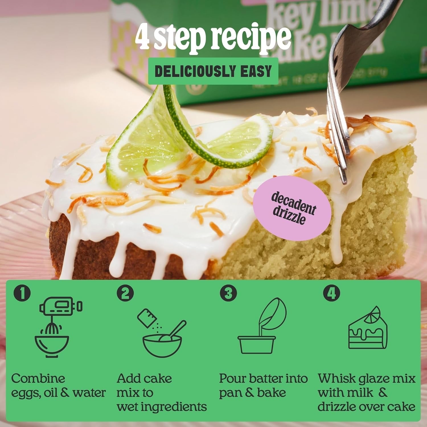 Coconut Key Lime Cake & Muffin Mix