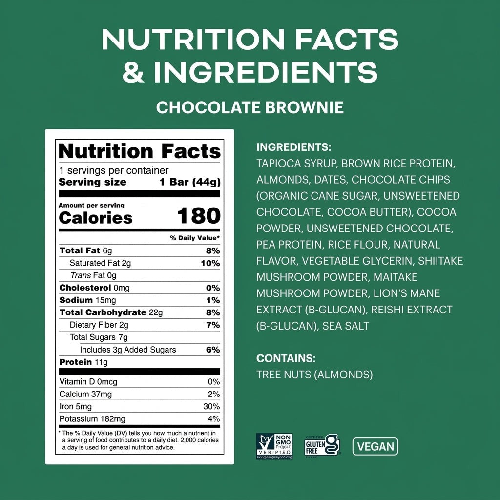 Chocolate Brownie Protein Bars (12 CT)